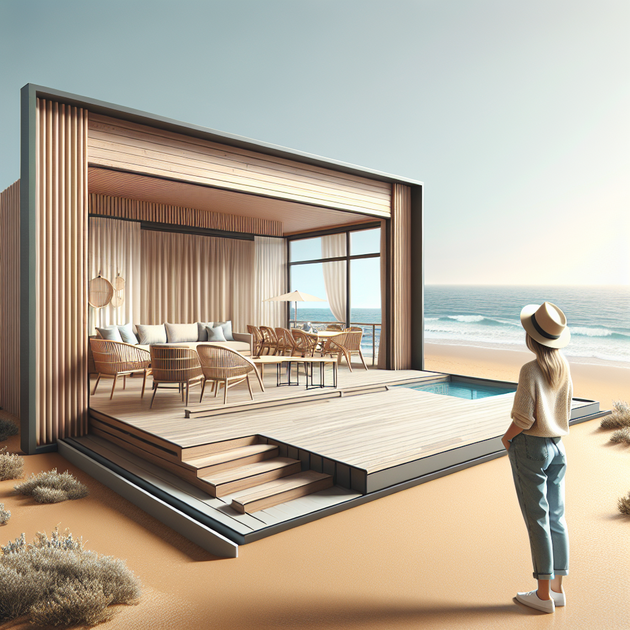 Chalés pé na areia cercados por coqueiros em Marobá