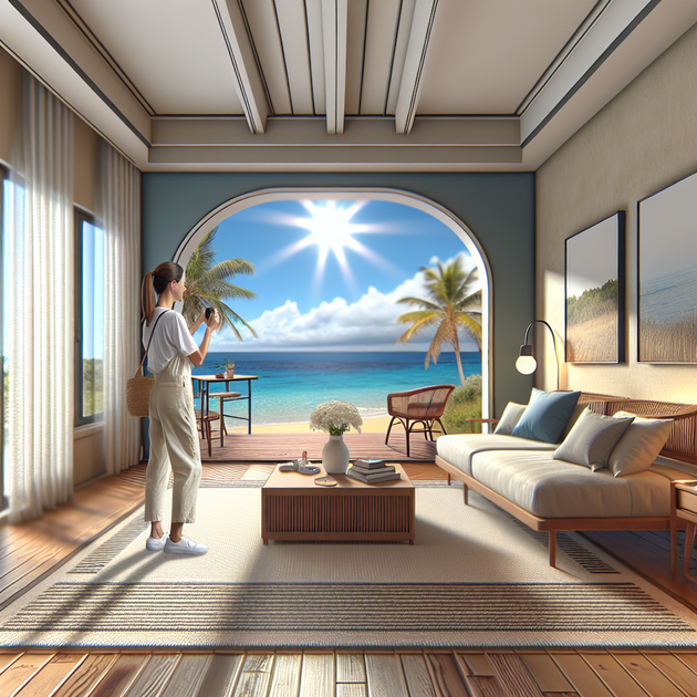 Quarto com vista panorâmica para o mar em Nova Almeida